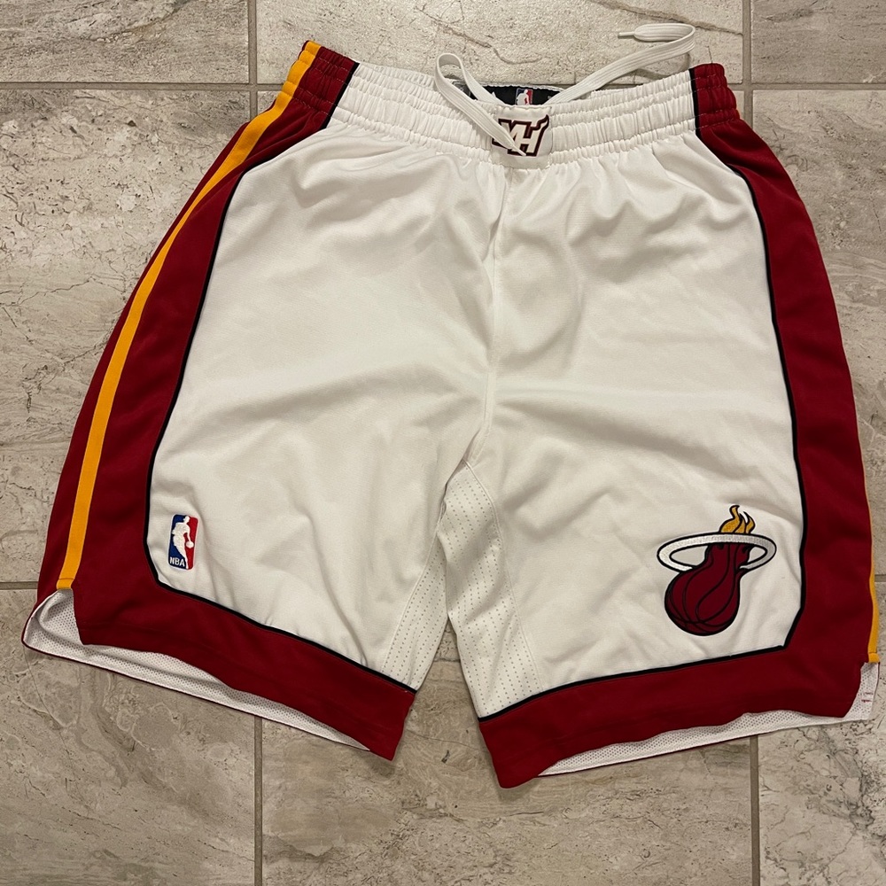 Authentic NBA Miami Heat shorts